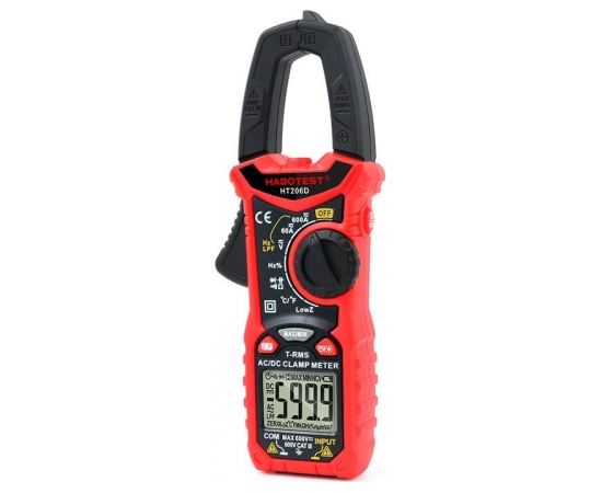 Habotest HT206D True RMS Digital Clamp Meter, NCV, LPF