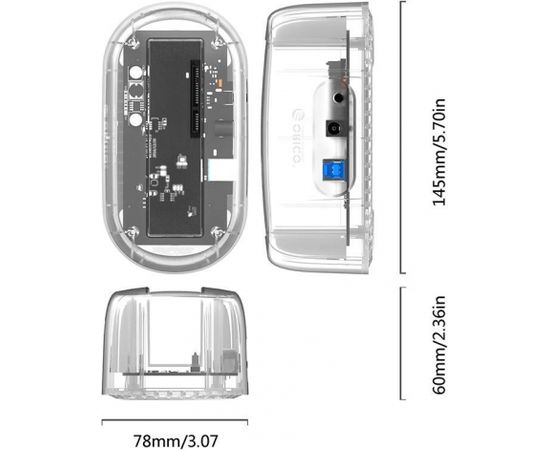 Docking Station Orico 1-Bay HDD/SSD 3.5” USB-B 3.0, SATA III