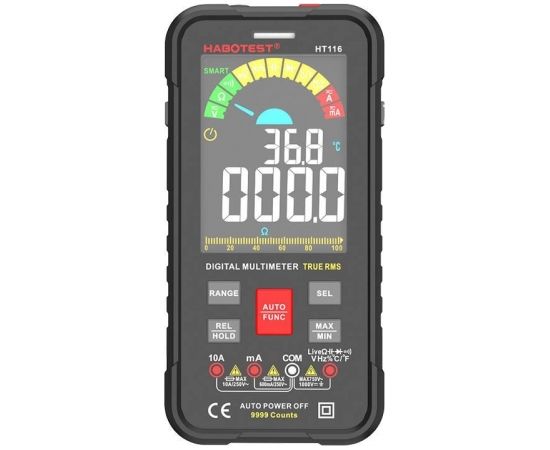 Habotest HT116 True RMS Digital Universal Multimeter, NCV