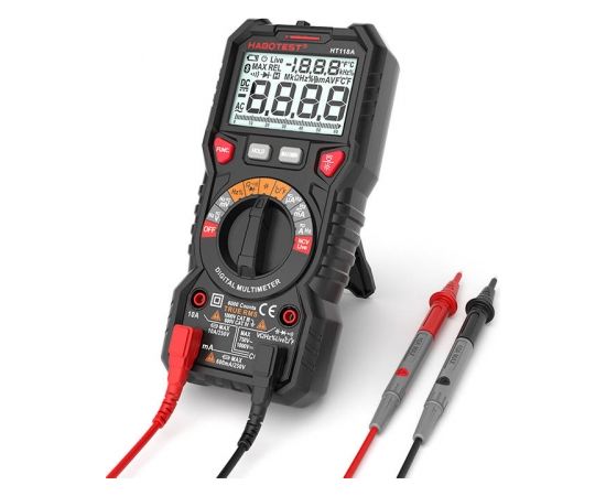 Digital Multimeter with Flashlight Habotest HT118A, True RMS, NCV