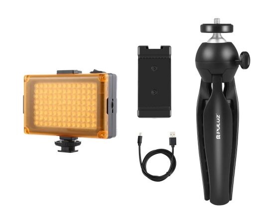 Puluz Live broadcast kit tripod mount + LED lamp + phone clamp