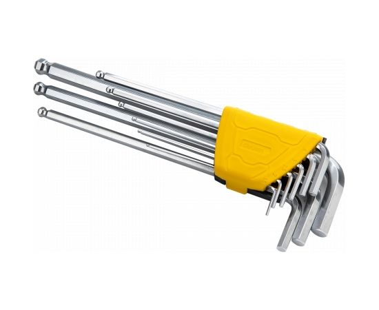 Hex Key Sets 1.5-10mm Deli Tools EDL3080 (silver)