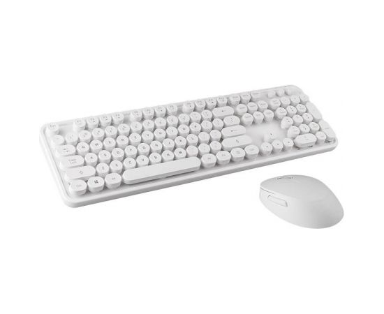 Wireless keyboard + mouse set MOFII Sweet 2.4G (white)