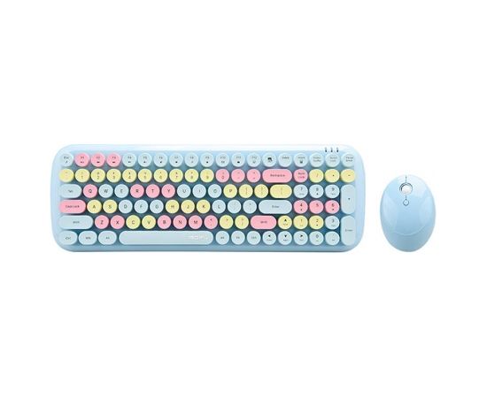 Wireless keyboard + mouse set MOFII Candy XR 2.4G (Blue)
