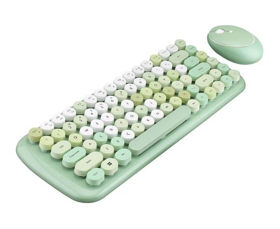 Wireless keyboard + mouse set MOFII Candy 2.4G (Green)