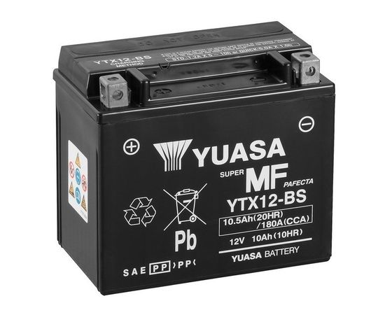Yuasa AGM (CP) 10Ah 180A akumulators 150x87x130mm Volvo OE 30659531