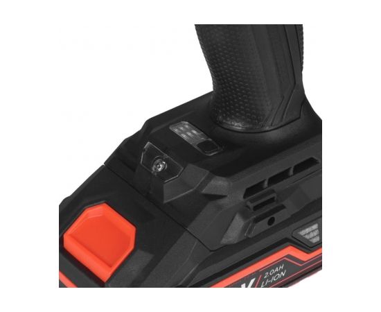 Akumulatora triecienskrūvgriezis 20V 1x2.0Ah, bezoglīšu DTD-200BC-120S Ultra DNIPRO-M Trieciena uzgriežņu pistoles ar akumulatoru