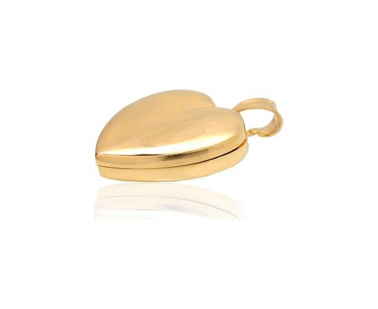 Серебряный кулон #2301936(PAu-Y), Серебро	925°, желтое золото (покрытие), 5.7 гр.