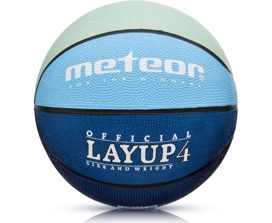 Basketbola bumba METEOR LAYUP 4 blue/grey