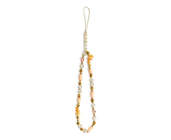 Guess Phone Strap Beads Bohemia Brown