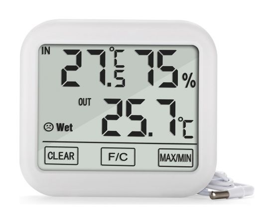 Greenblue Weather Station Thermometer Hygrometer Indoor Outdoor Temperature Humidity