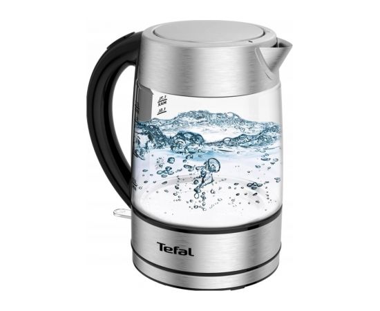 Tefal KI772D electric kettle 1.7 L 2400 W Stainless steel, Transparent