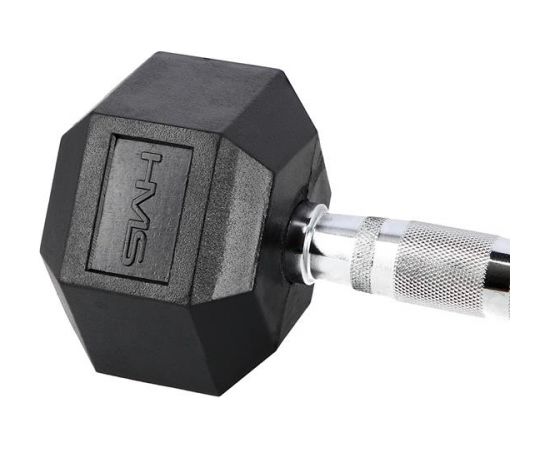 Hantele HEX PRO BLACK 10 KG HMS (1 gab.) Гантели и наборы