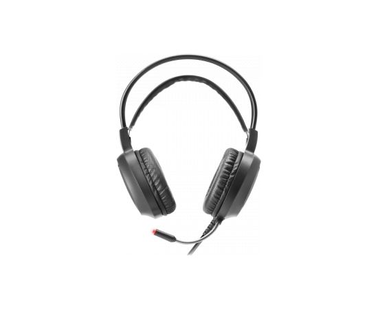 Mars Gaming MH220 Headset Игровые наушники с Mикрофоном / LED / USB / 3.5mm / черный
