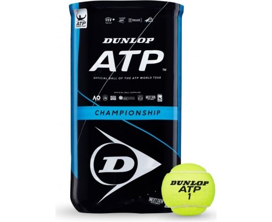 Tennis balls Dunlop ATP CHAMPIONSHIP 2x4-tube