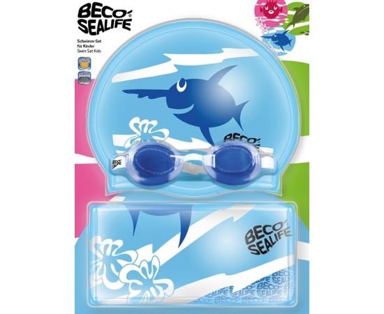 Beco Swimming set SEALIFE: googles + cap + bag 96054 6 blue