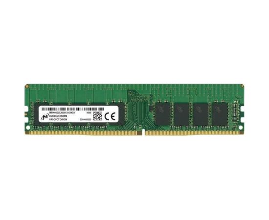 Server Memory Module|MICRON|DDR4|16GB|UDIMM/ECC|3200 MHz|CL 22|1.2 V|MTA9ASF2G72AZ-3G2R