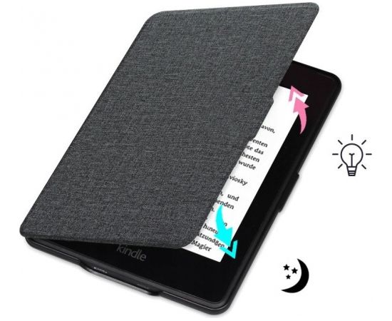 Tech-Protect case SmartCase Kindle Paperwhite 4 2018/2019/2020, dark grey Elektroniskās grāmatas