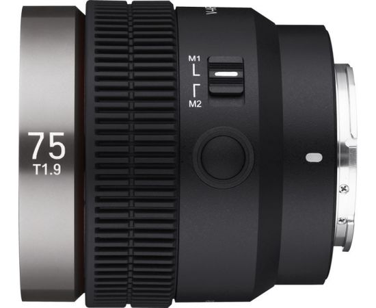 Samyang V-AF 75mm T1.9 lens for Sony FE