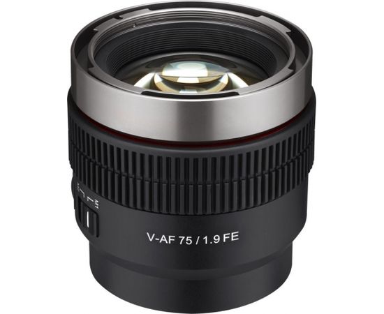 Samyang V-AF 75mm T1.9 lens for Sony FE