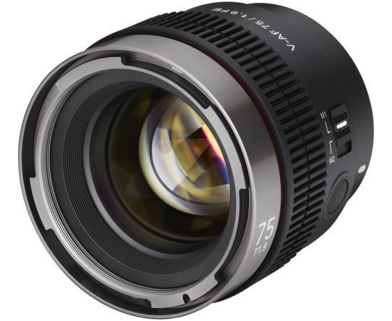 Samyang V-AF 75mm T1.9 lens for Sony FE