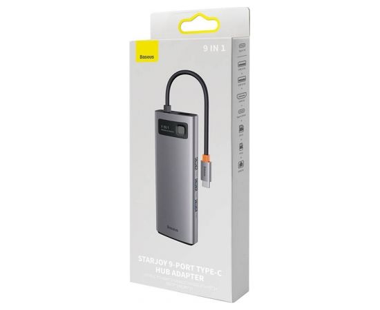 Hub USB-C 9in1 Baseus Metal Gleam Series