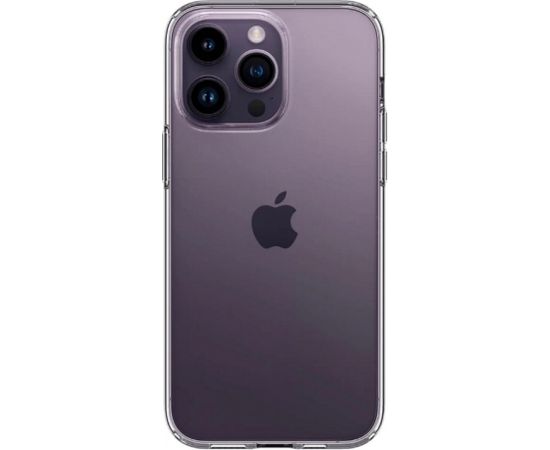 Spigen Liquid Crystal Elastīgs triecienu absorbējošs aizmugures maks priekš Apple iPhone 14 Pro Max Caurspīdīgs