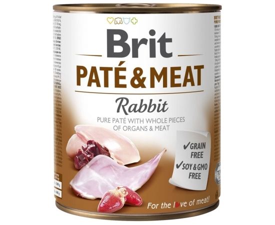 BRIT Paté & Meat with rabbit - 800g