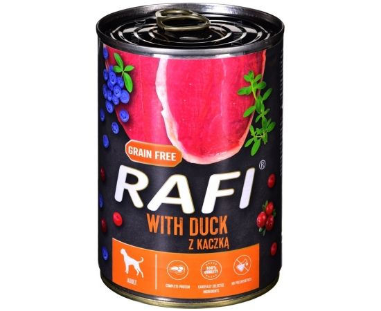 Dolina Noteci RAFI duck, blueberry, cranberry - Wet dog food 400 g