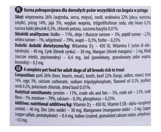 Dolina Noteci 5902921300809 dogs moist food Adult 400 g