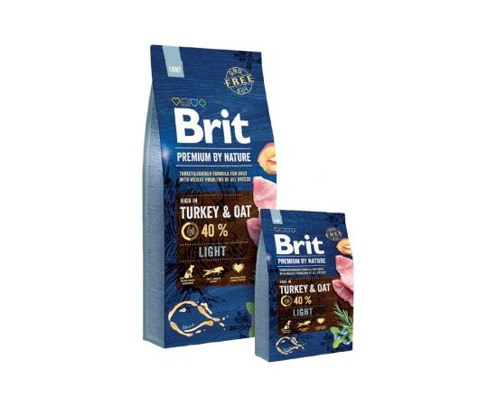 Brit Premium by Nature Ligh 15 kg Universal Apple, Chicken, Corn, Turkey