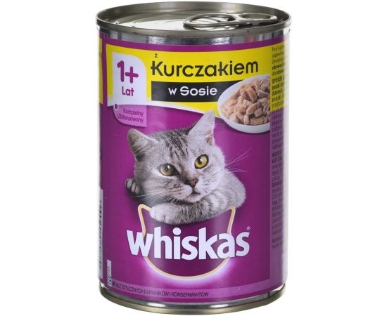 WHISKAS ADULT CHICKEN - CAN 400G