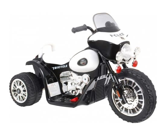 Elektriskais policijas motocikls Harley Davidson, melns