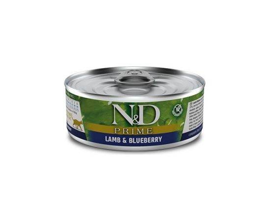 FARMINA N&D CAT PRIME LAMB & BLUEBERRY  80g