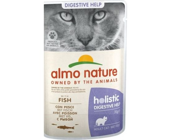 Almo Nature Functional sensitive with fish - wet food for adult cats with problems of sensitivity and hypersensitivity of the intestines - 70 g