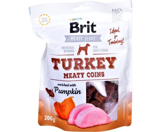 Brit Turkey Meaty coins Dog Snacks 200 g