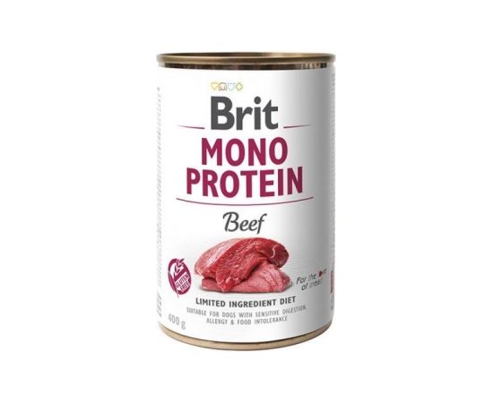 BRIT Mono Protein Beef - wet dog food - 400 g