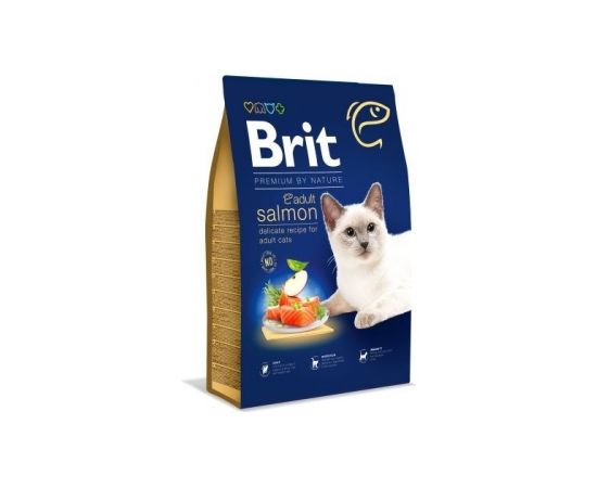 BRIT Dry Premium By Nature Adult Salmon - dry cat food - 800 g