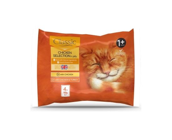 BUTCHER'S Classic Cat Chicken Selections MIX - wet cat food - 4x100g