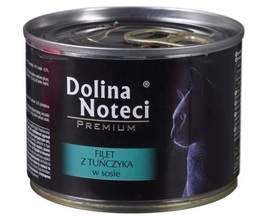 Dolina Noteci Premium tuna fillet with sauce - wet cat food - 185 g