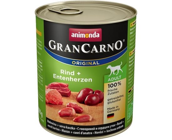 animonda GranCarno Original Beef, Duck Adult 800 g