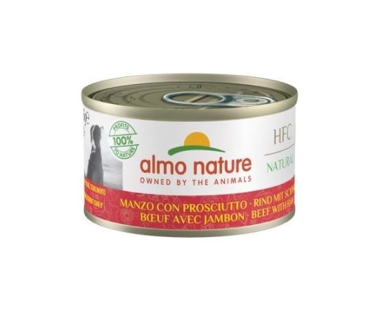 ALMO Nature HFC NATURAL beef and ham - wet food for adult dogs - 95 g