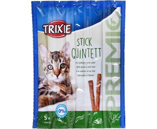 Trixie SNACKI Premio PALUSZKI DRÓB/WĄTRÓBKA, 5 × 5 g