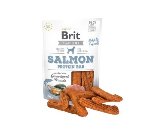 Brit Jerky Snack Dog Snacks Salmon 80 g