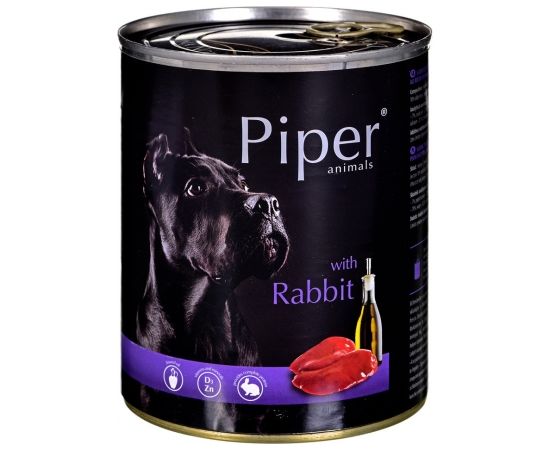 Dolina Noteci Piper with a rabbit - Wet dog food 800 g