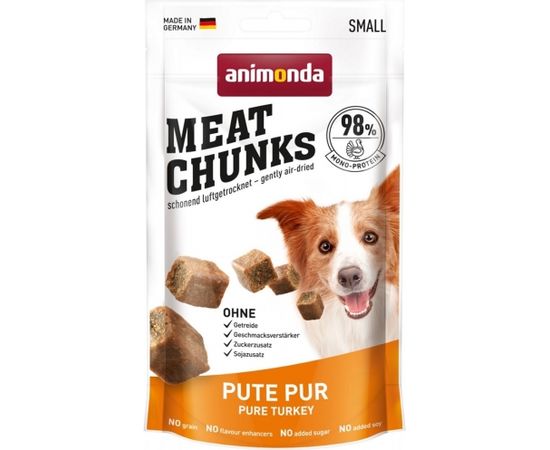 ANIMONDA Meat Chunks Turkey - Dog treat - 60g