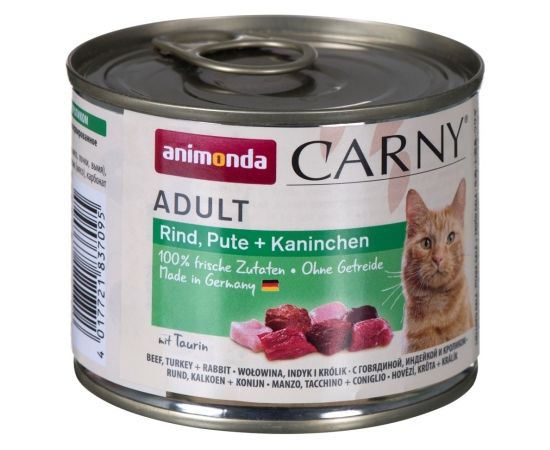 Animonda Carny Adult Beef, Turkey and Rabbit 200 g