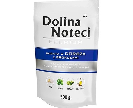 Dolina Noteci 5900842015819 dogs moist food Beef, Broccoli, Cod, Pork Adult 500 g