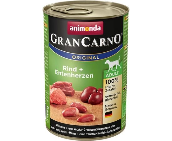 animonda GranCarno Original Beef, Duck Adult 400 g