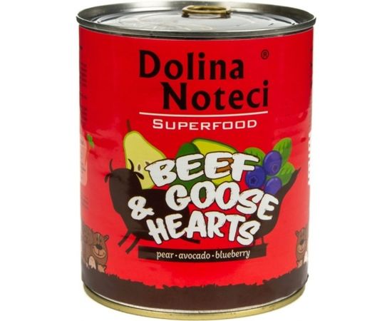 Dolina Noteci Superfood Beef and goose hearts 400g